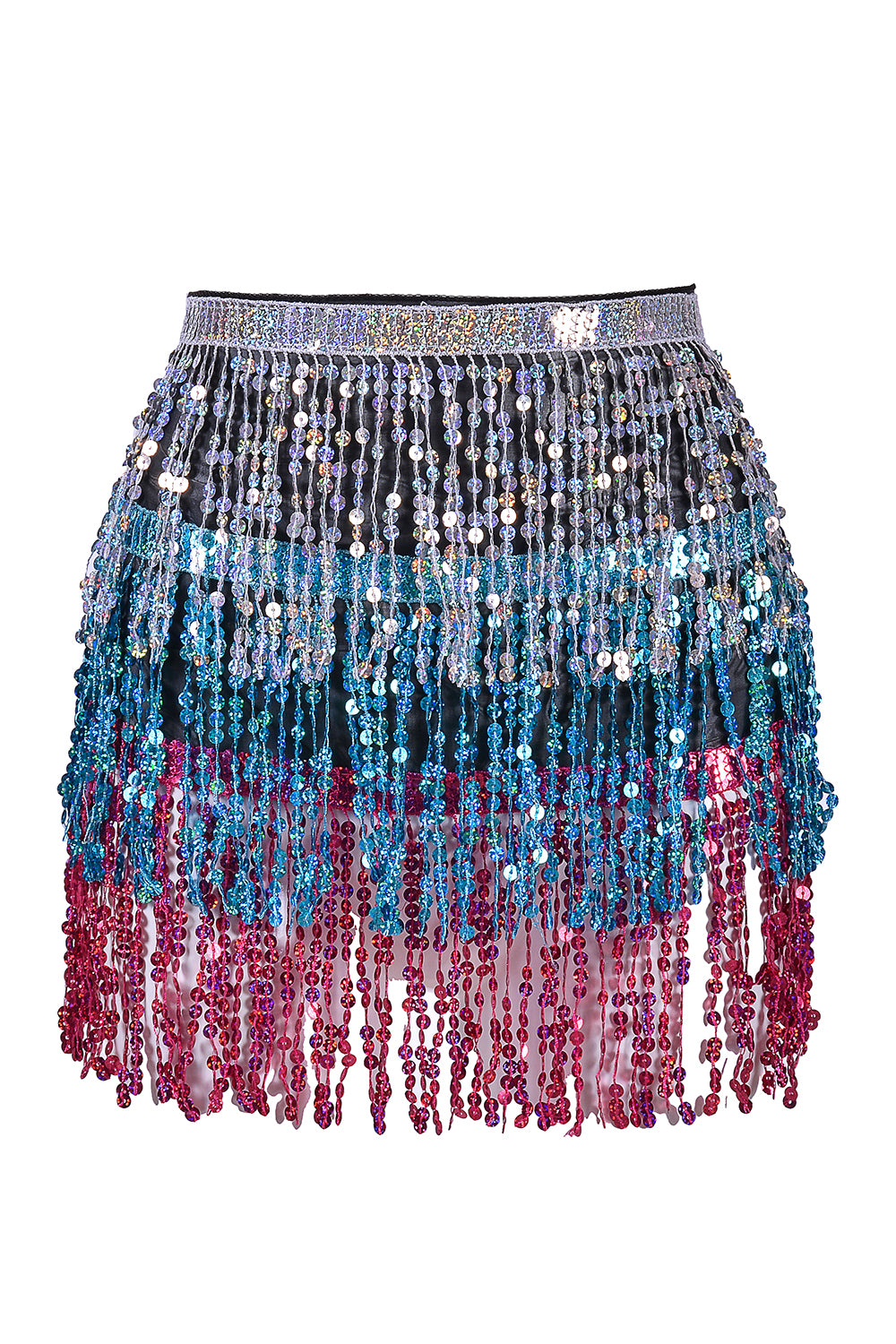 Holographic Tassel Sequin Skirt (8 Colors) – THE LUMi SHOP
