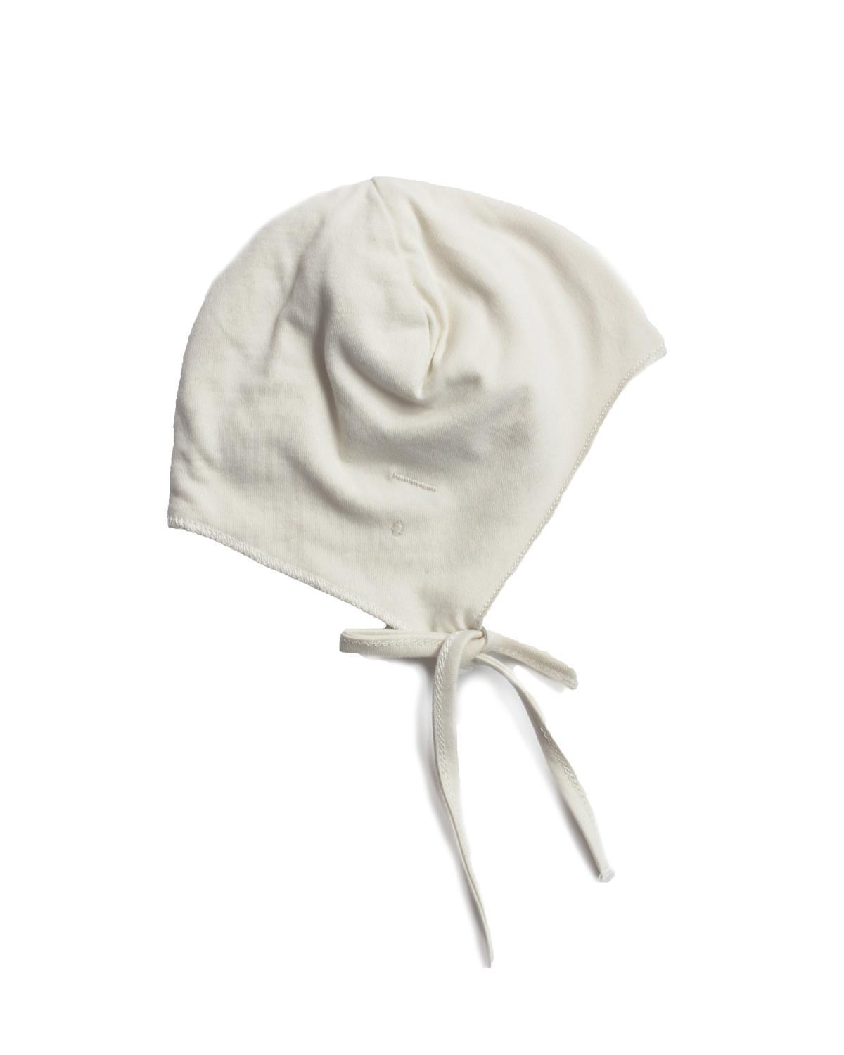 cream baby hat