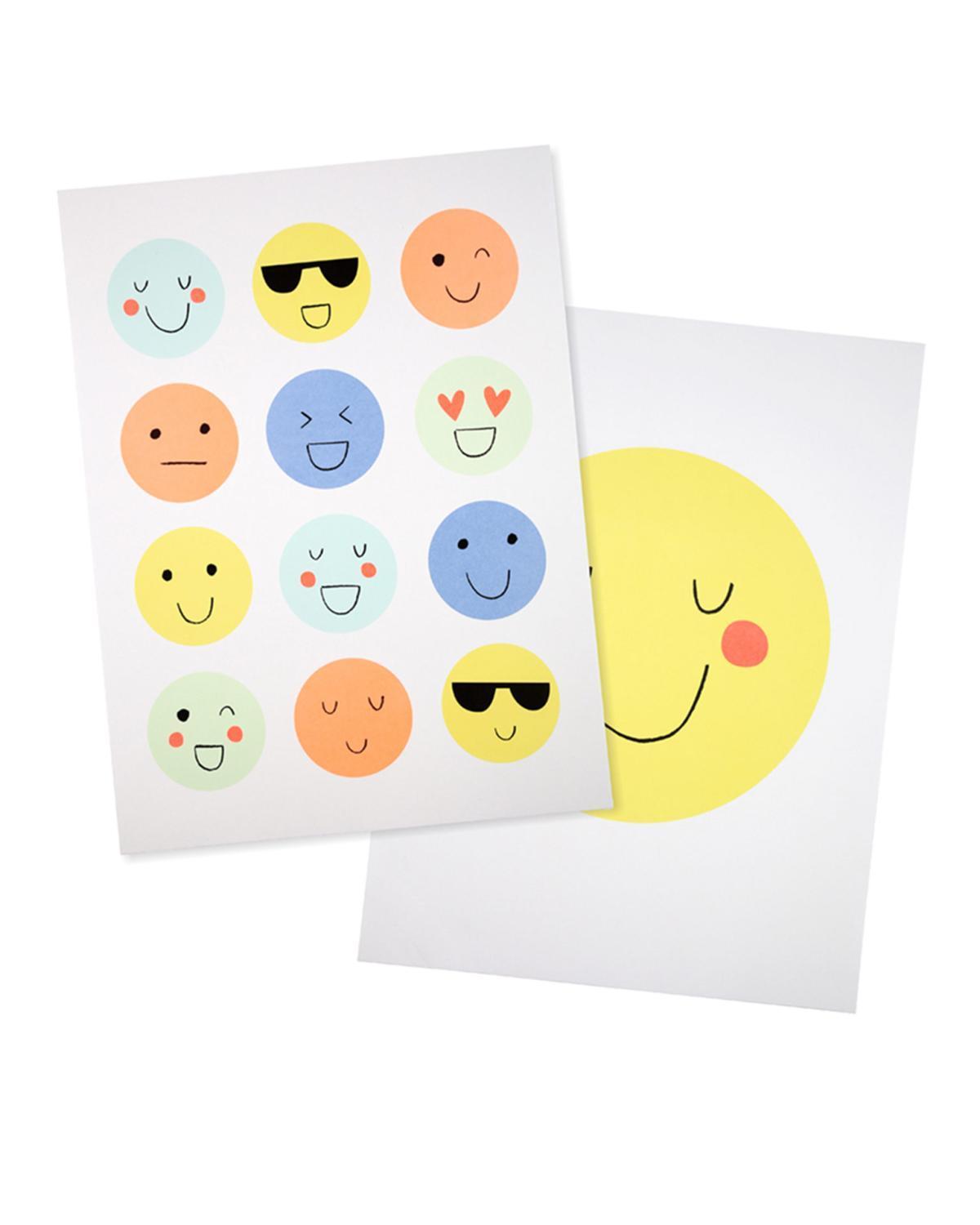 Meri Meri Emoji Wall Art Little