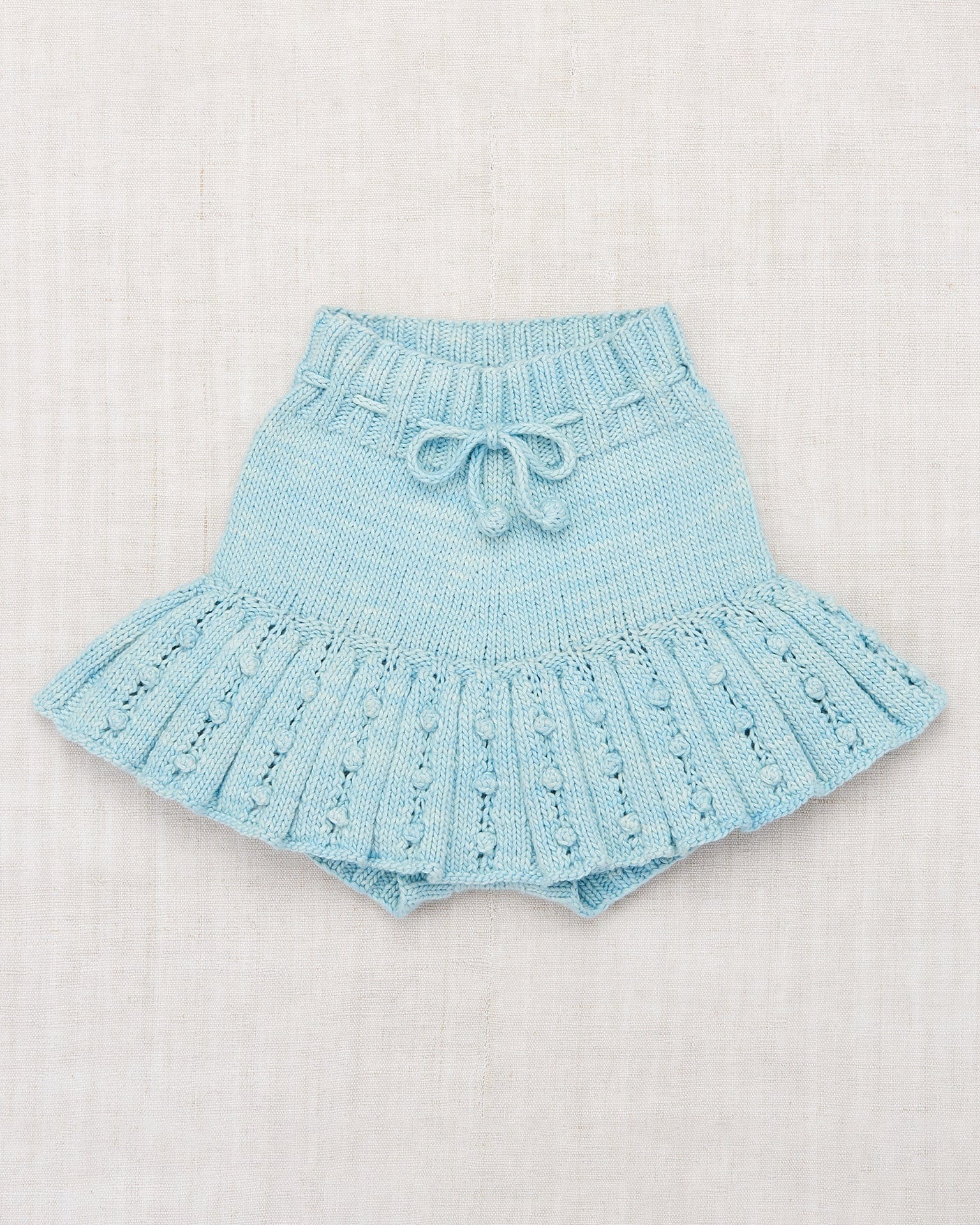 misha + puff eyelet popcorn skating skirt in tide pool - Little