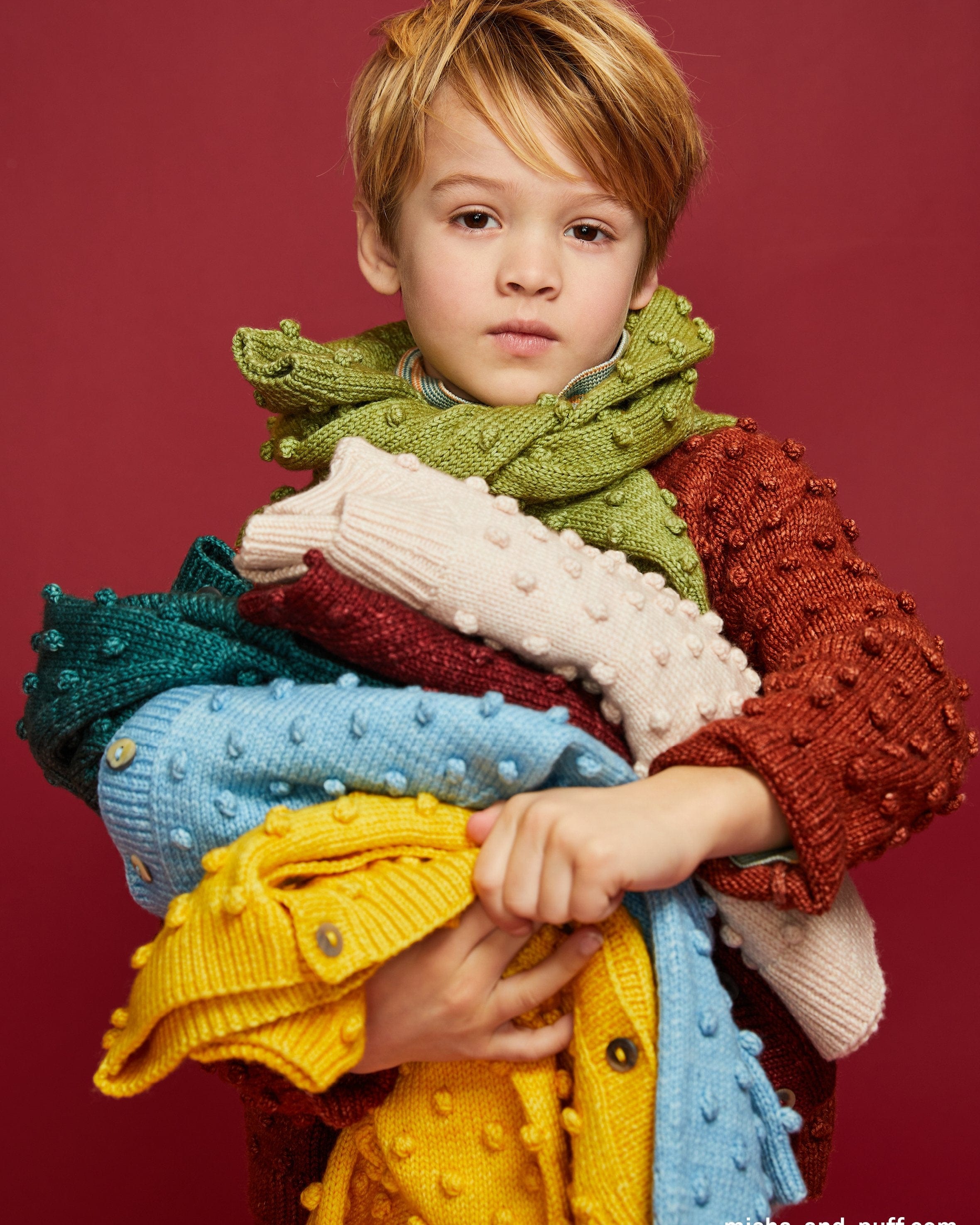 一部予約 Misha Puff Popcorn Sweater kids-nurie.com