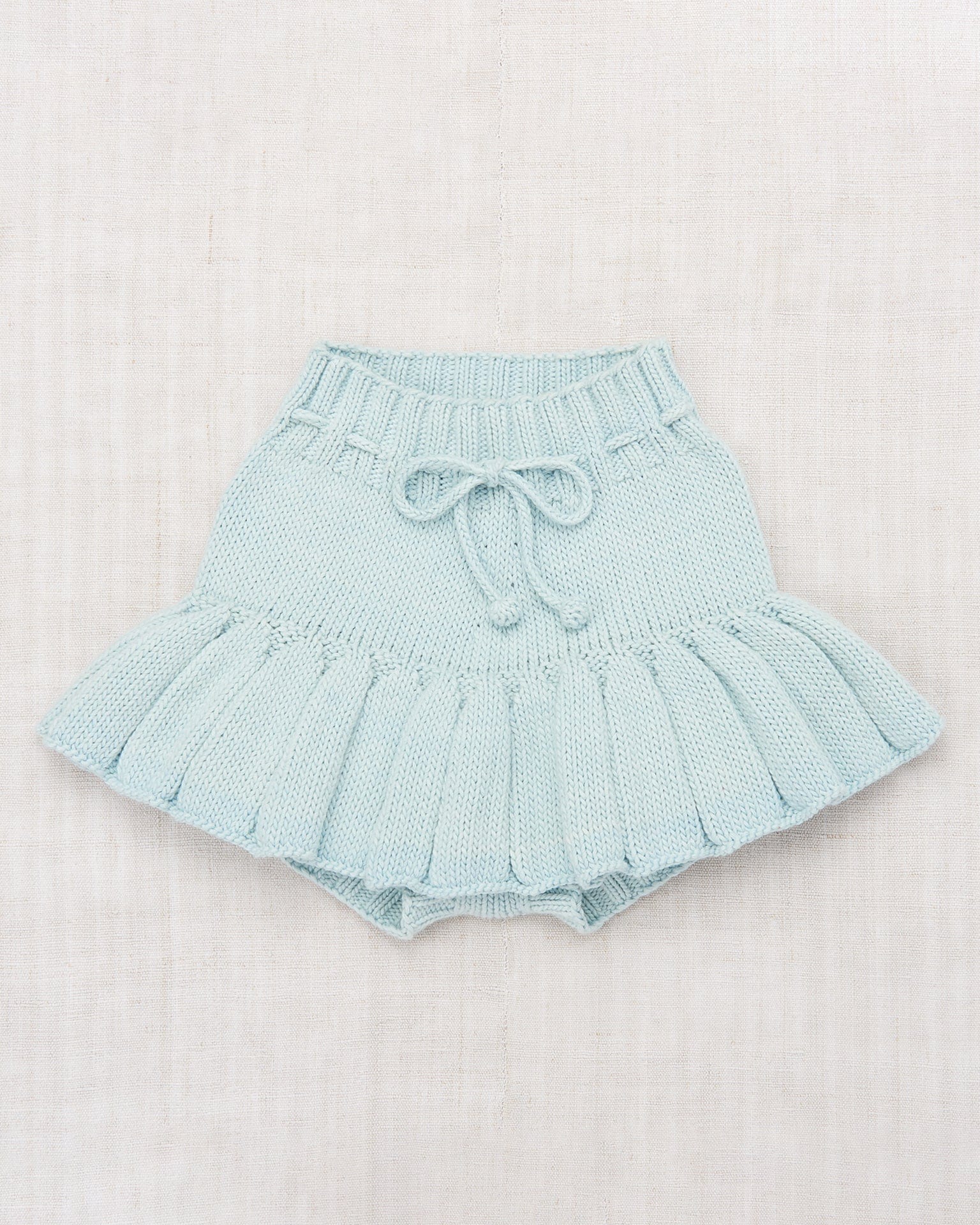 misha + puff skating pond skirt in steel blue - Little