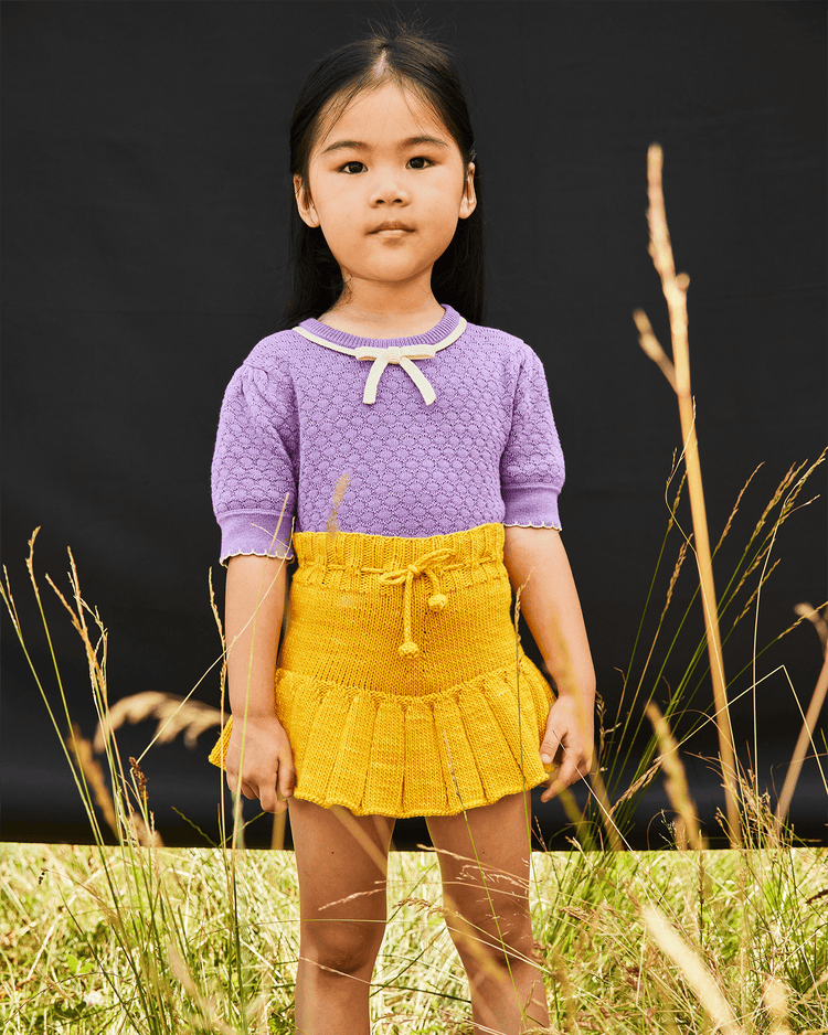 skating pond skirt in zest – Little