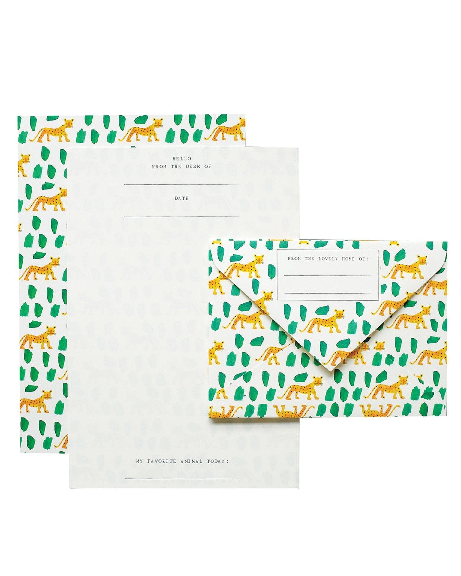 Mr Boddington S Studio Leopards Letterhead Set Little