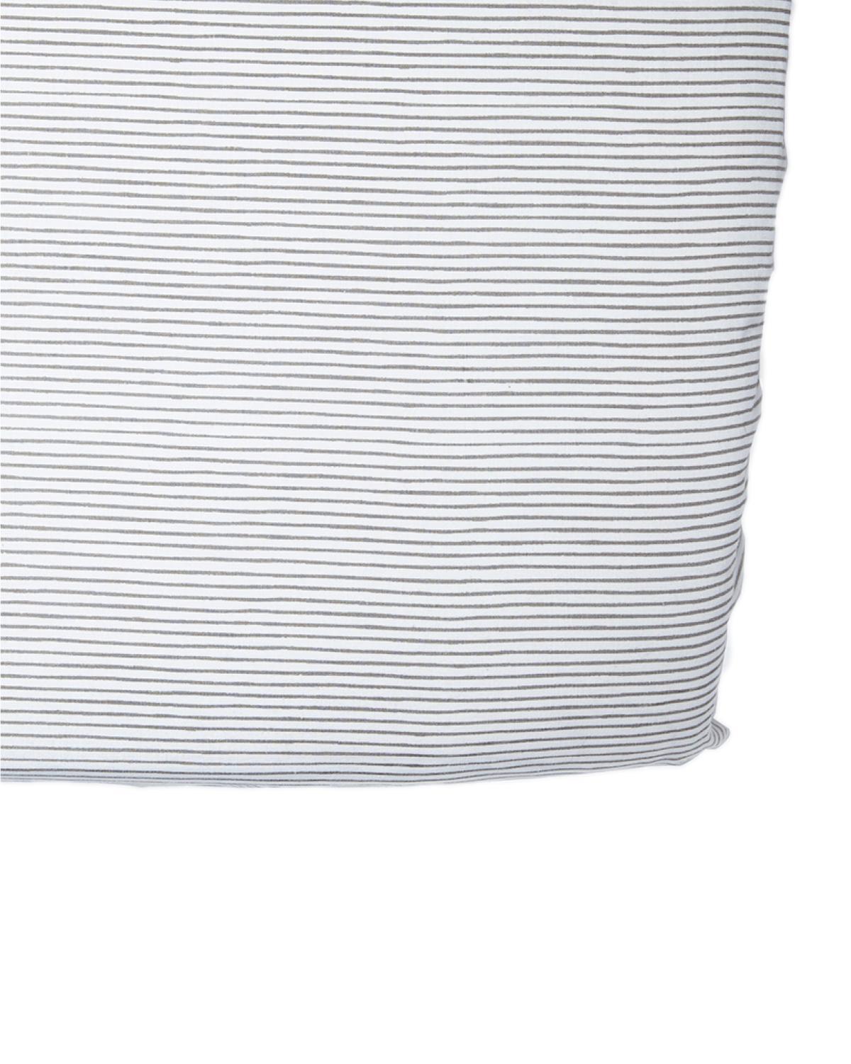 Pehr Designs Inc Grey Pencil Stripes Crib Sheet Little