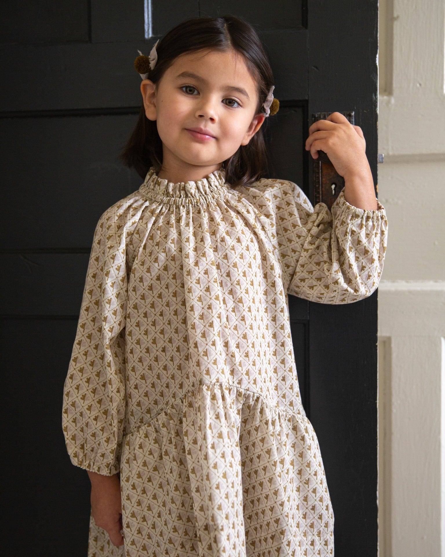 Soor Ploom Edith Dress leaf print 8Y-