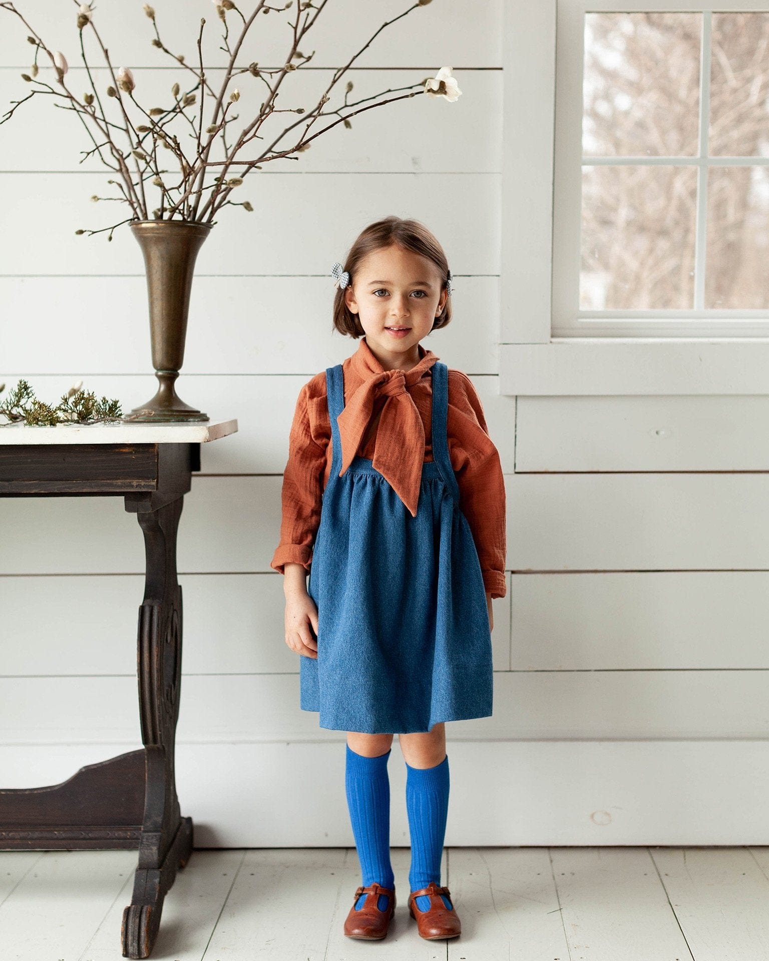 再入荷 soor ploom Eloise pinafore デニム 4-5y | www.housetechcps