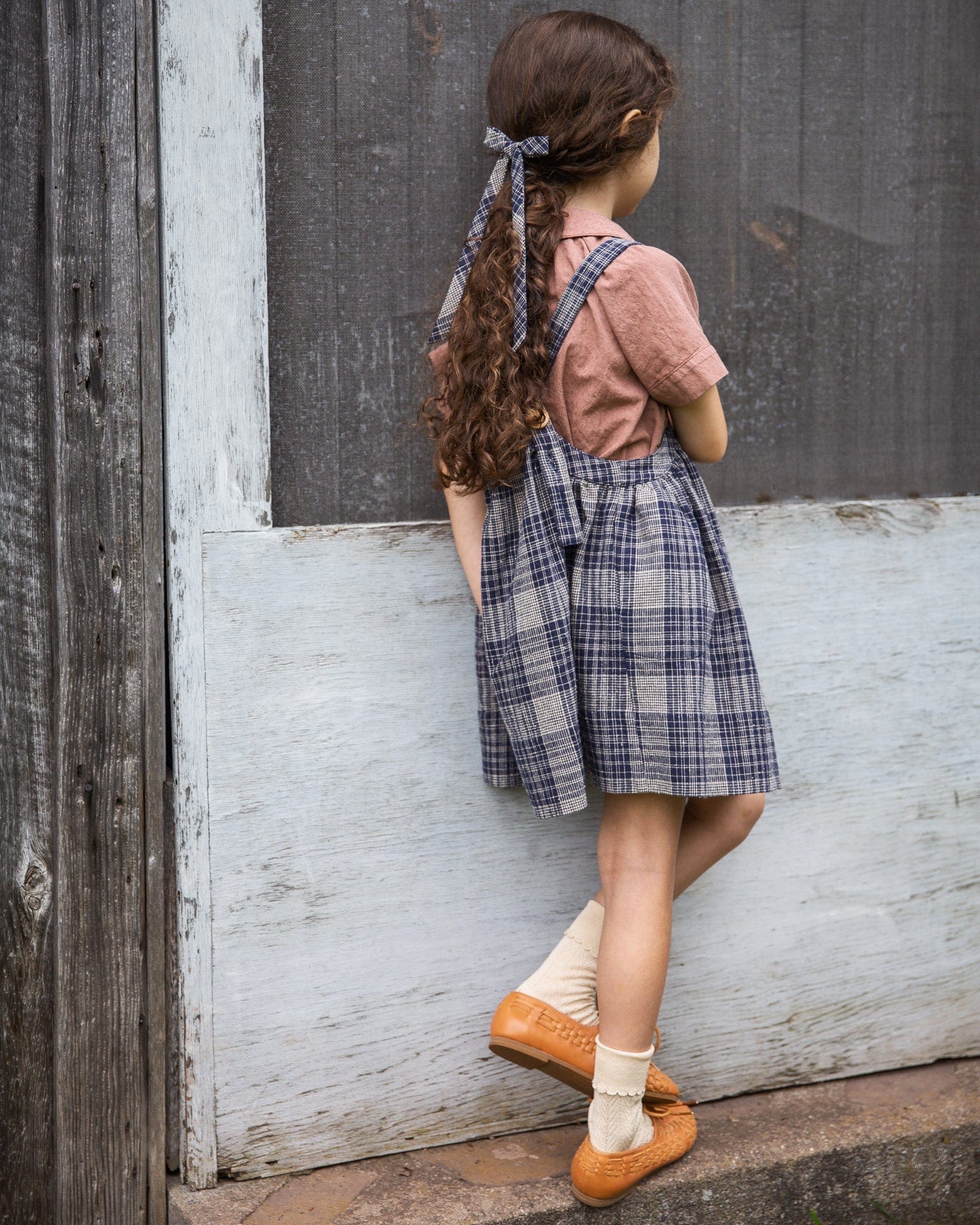 soor ploom eloise pinafore  4y 吊りスカート