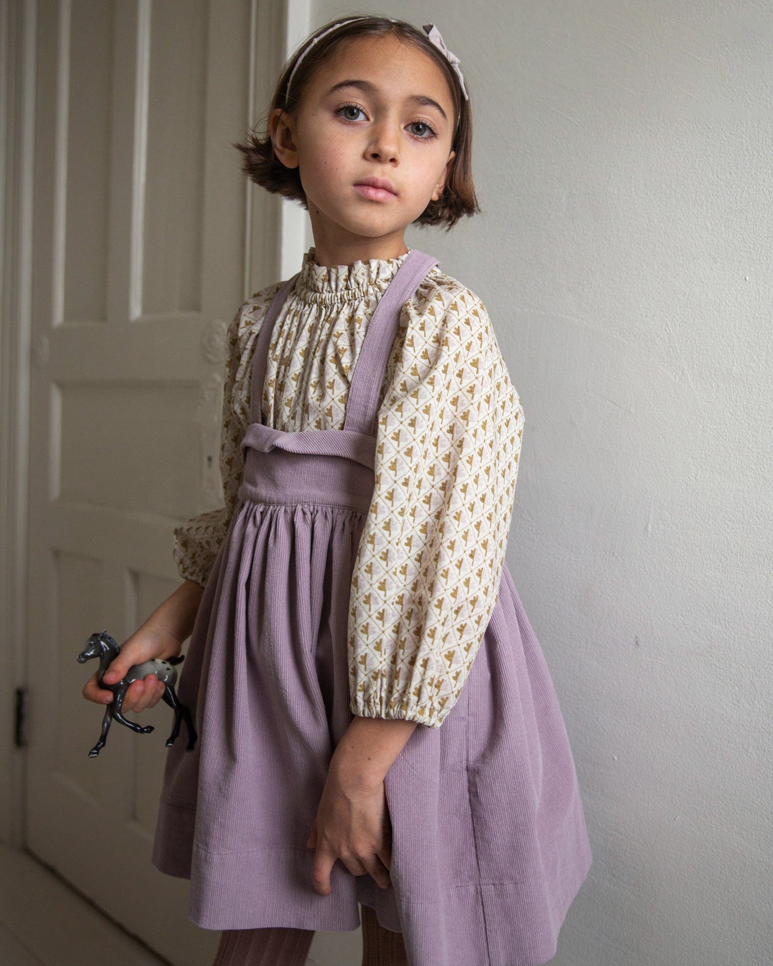 Soor ploom スカート Enola Pinafore Quail - スカート