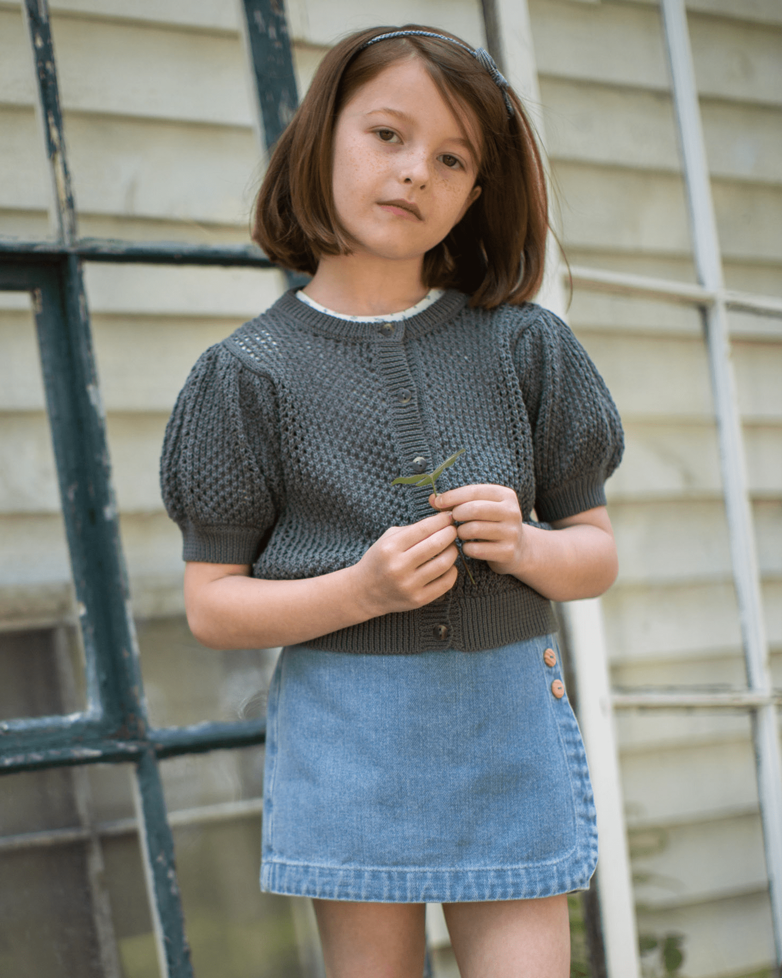 Soor ploom Sleeveless Tee, Eucalyptus 8Y - トップス