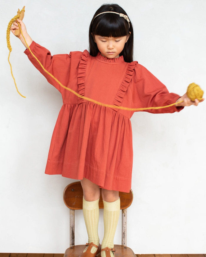 Caramel baby&child - soor ploom Percy Dress Swiss Dot 2yの+