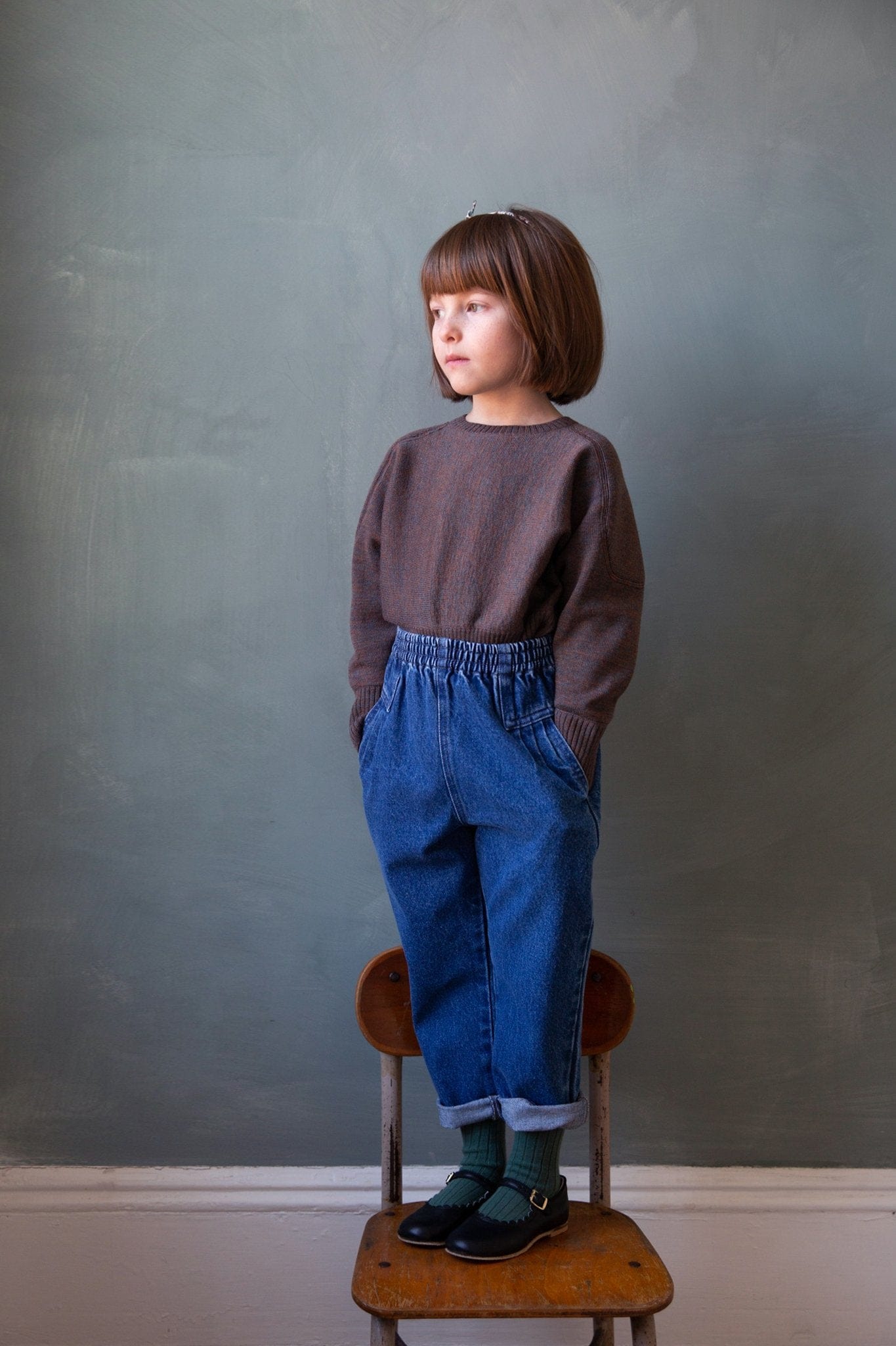 soor ploom ♡ Piper Pullover - Mineral 2y