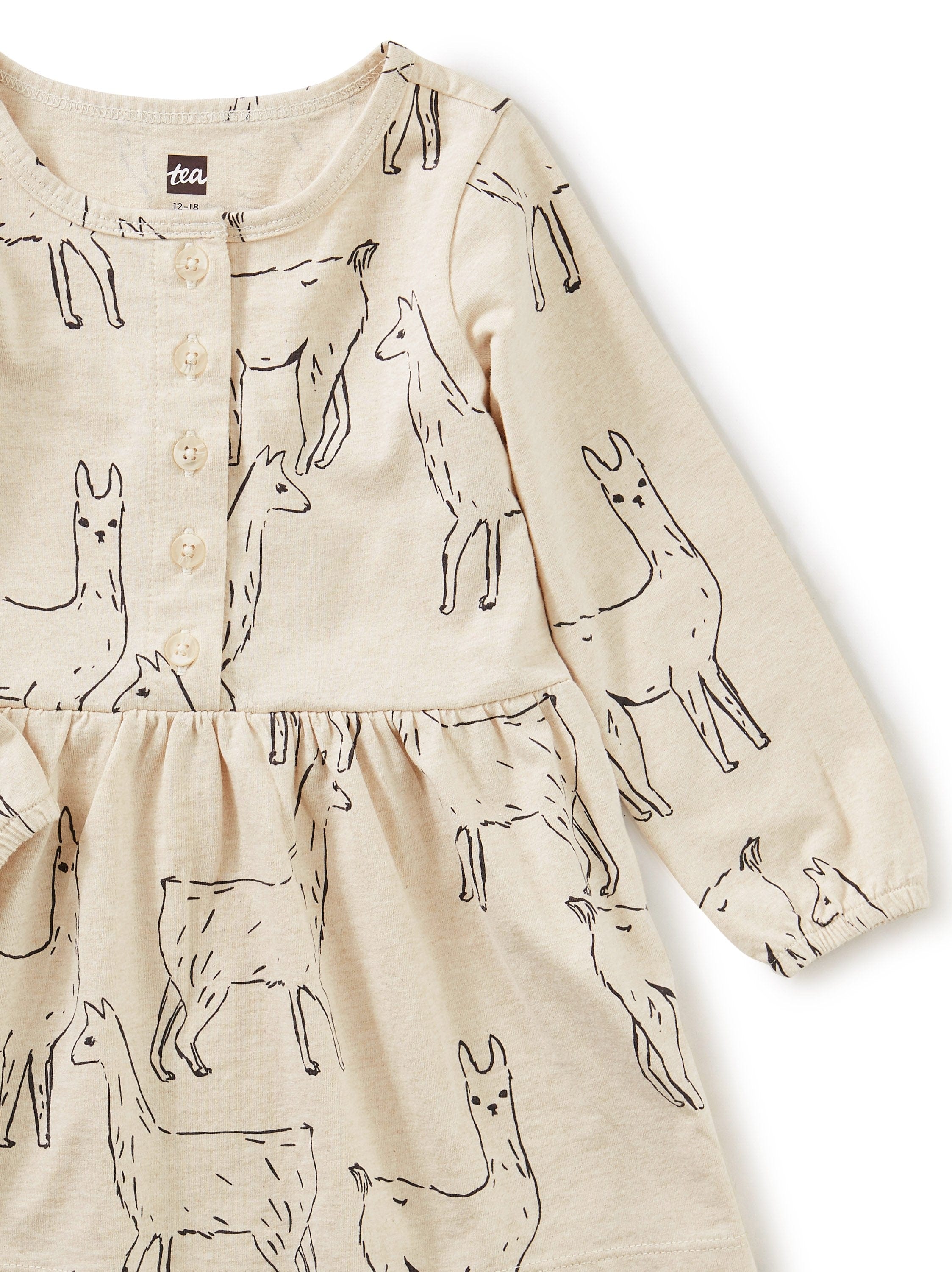 llama dress baby