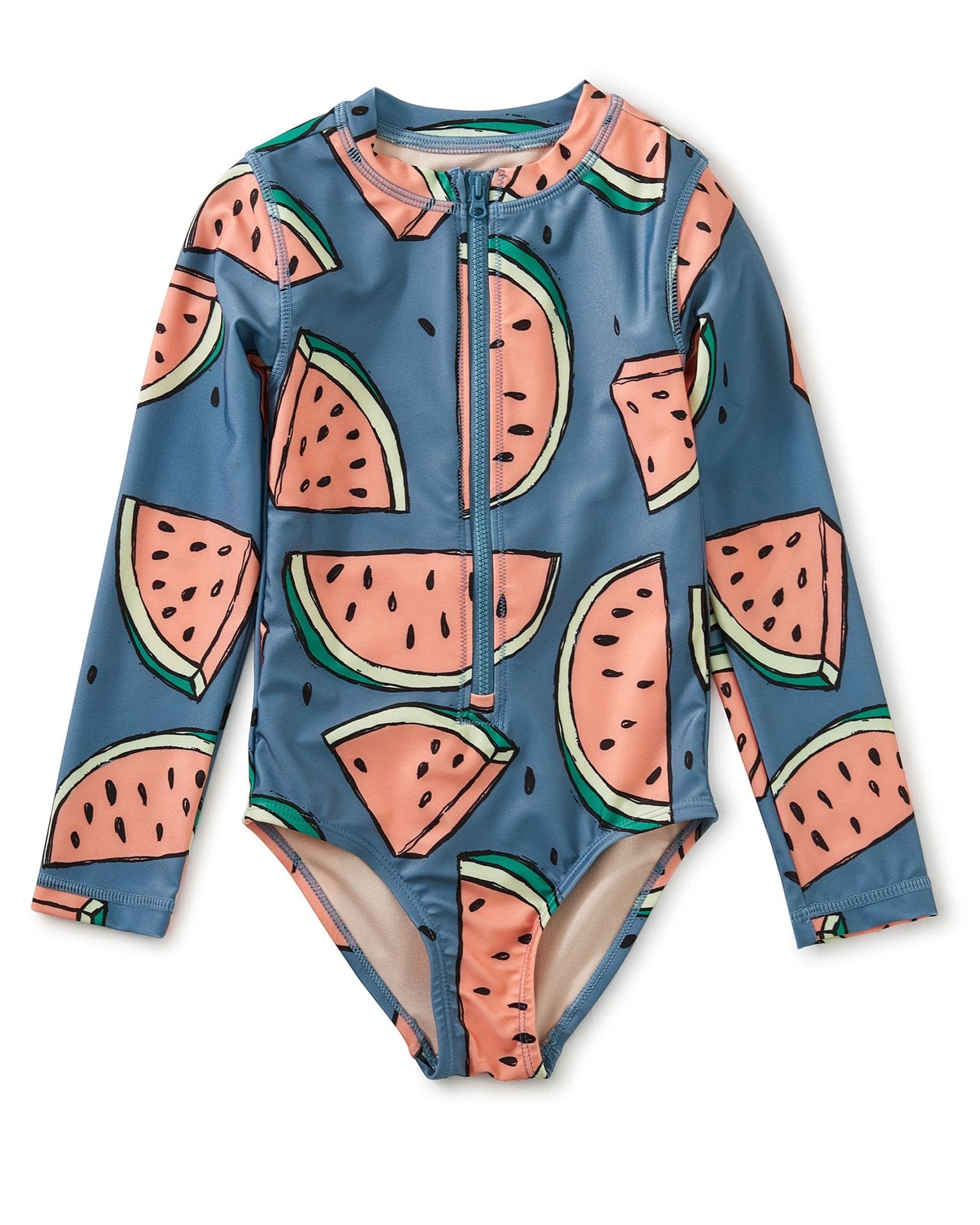 Tea Collection Long Sleeve One Piece In Watermelons Little