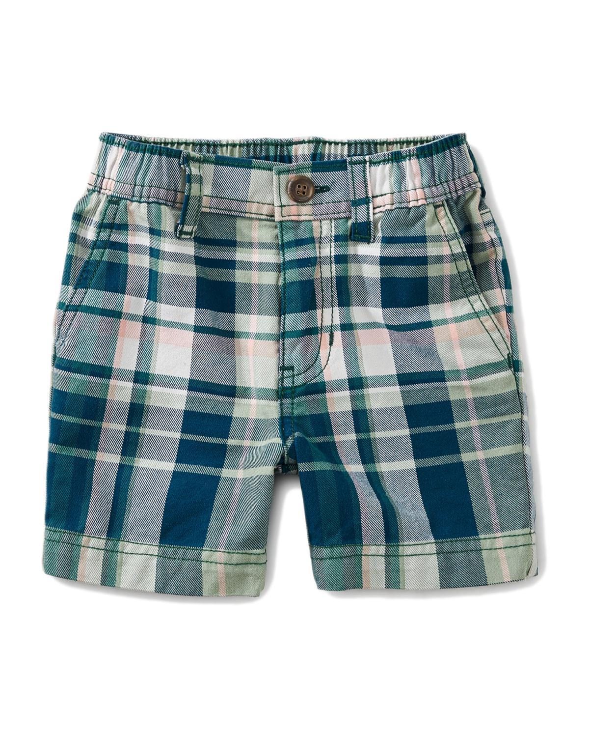 baby boy tartan shorts