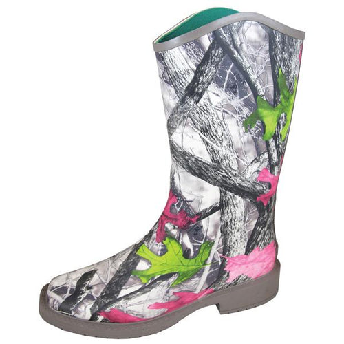 womens camo rubber boots