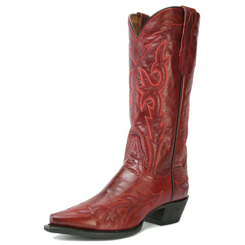 Western Snip Toe Boot - Red Volcano 