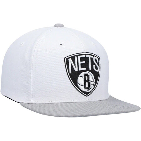 2022 Brooklyn Nets Mitchell & Ness NBA Snapback Hat Cap 2Tone