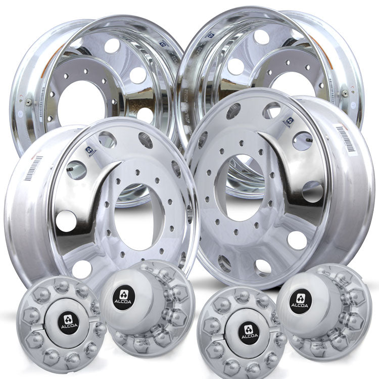 05-17 Ford Super Duty 19/" DUALLY Chrome 10 Lug Front Wheel Center Hub Cap 1 Set