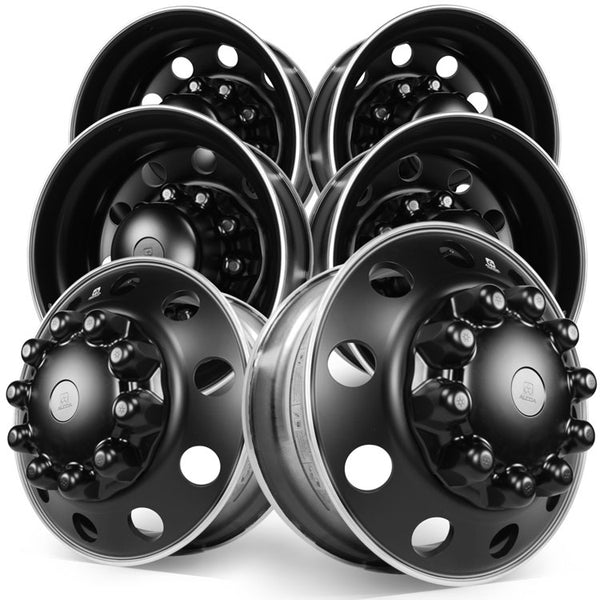 Alcoa 22.5 Dura-Black™ Forged Aluminum Semi Truck Wheel Package – Buy