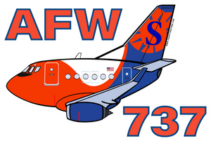 B-737 Sun Country AFW MTX Sticker - Cockpit Creations