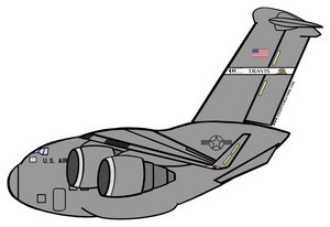 C-17 Travis Sticker - Cockpit Creations