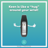 Keen bracelet is a hug on your wrist, helping you take control of trichotillomania or dermatillomania.