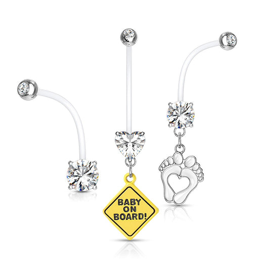Pregnancy Belly Button Rings 
