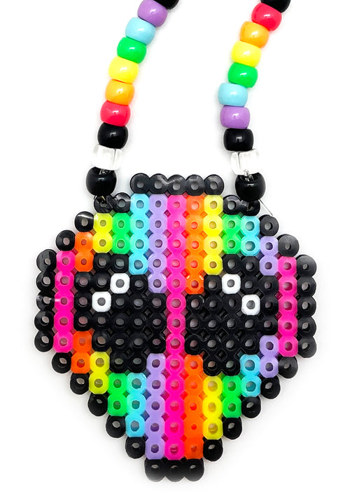 LASR Dazzling Ice Diamond Rave Kandi Necklace