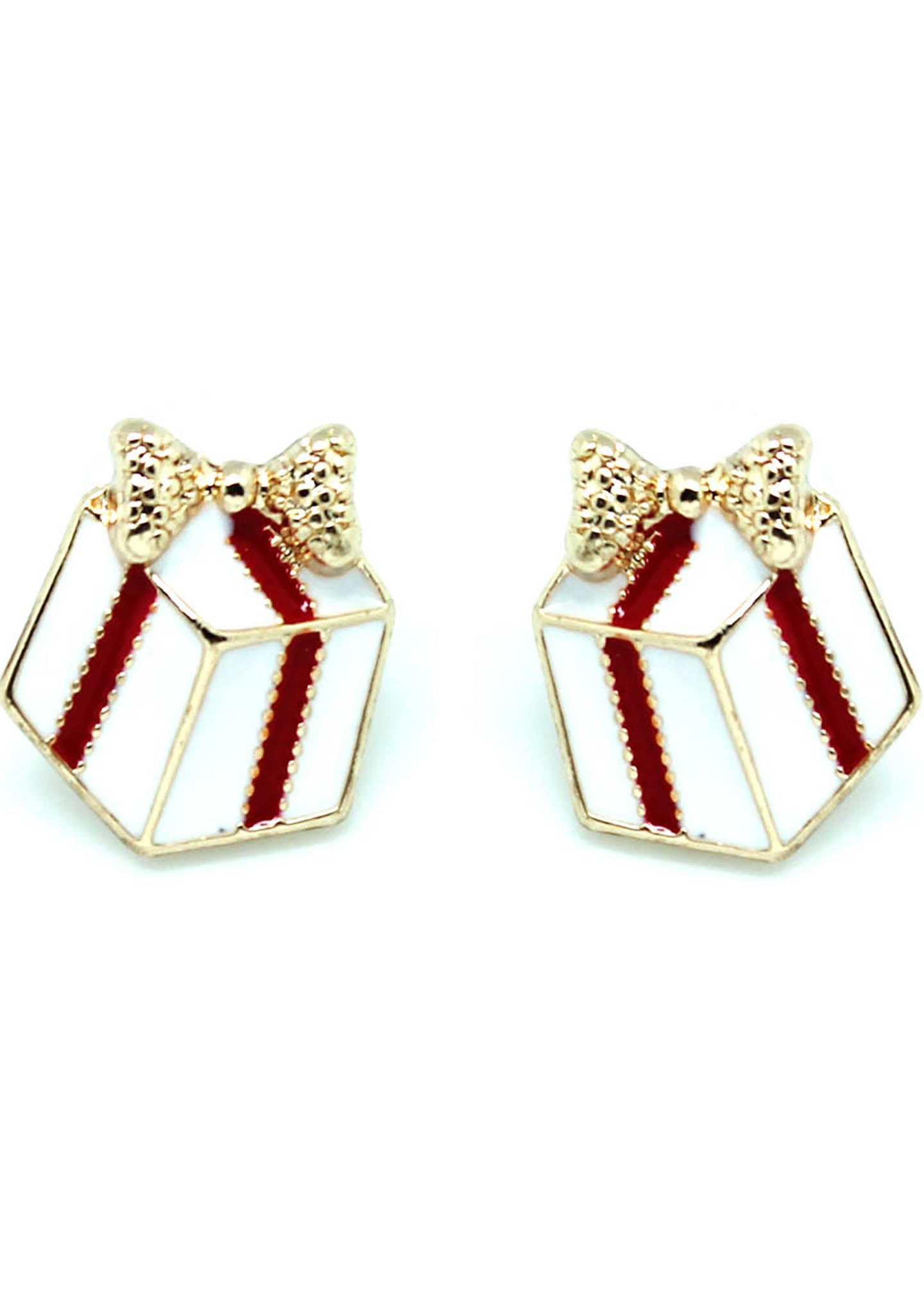 christmas stud earrings