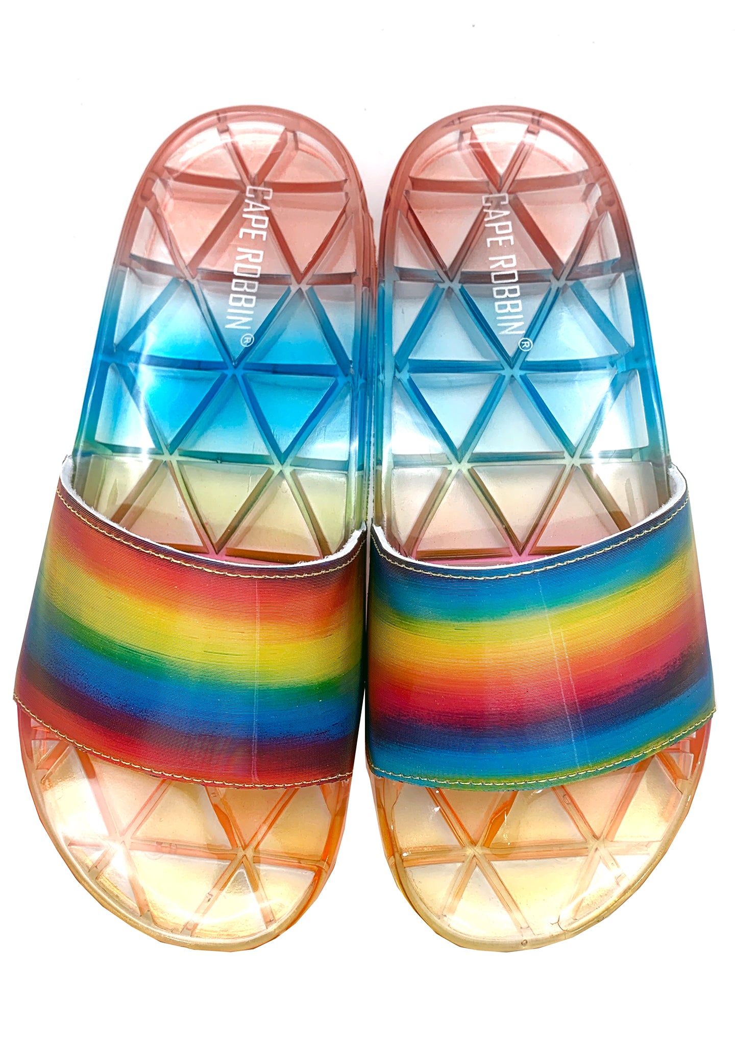 cape robbin jelly sandals