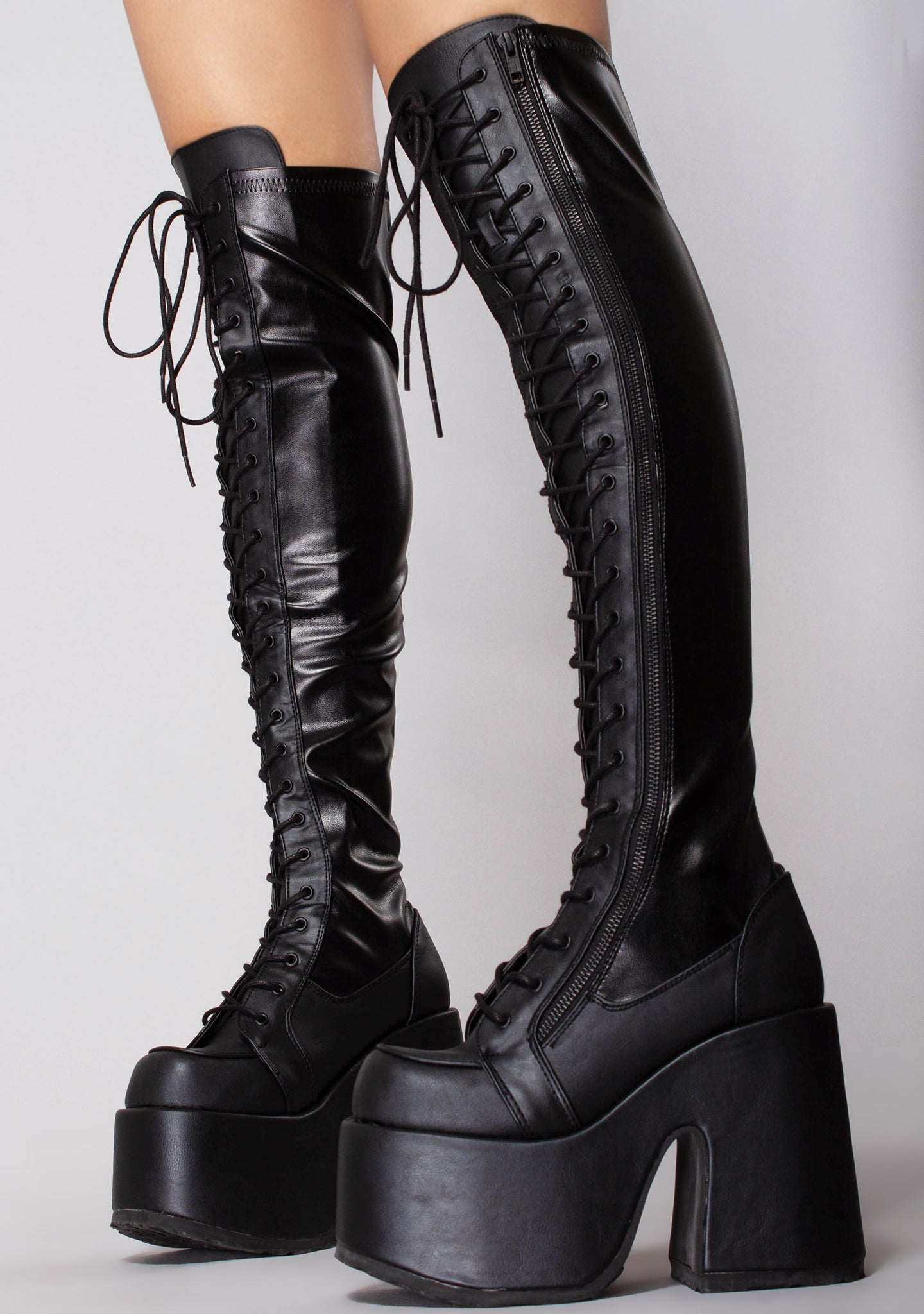 tough attitude platform booties