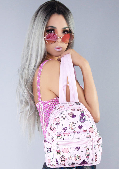 Naughty Bunny Stuffed Backpack