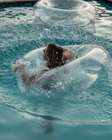 Splash Clear Ring Pool Float