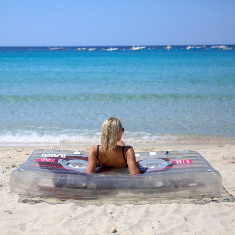 Giant Retro Clear Pool Float by LOTELI