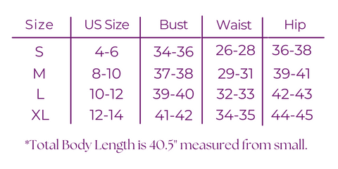 Zenana Dress Size Chart – The Elevated Closet