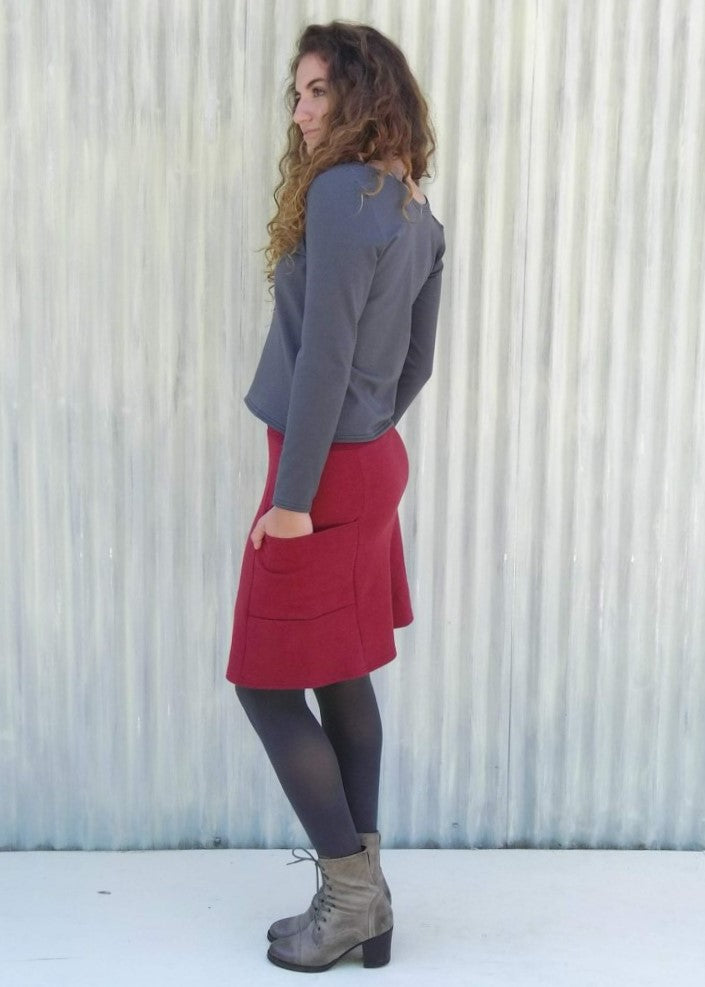 Hilde Pencil Pocket Skirt (Custom Made)
