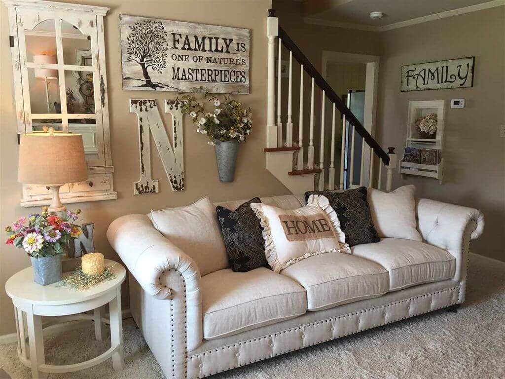 Decorating Living Room Like An Old 1890 Farmhouse