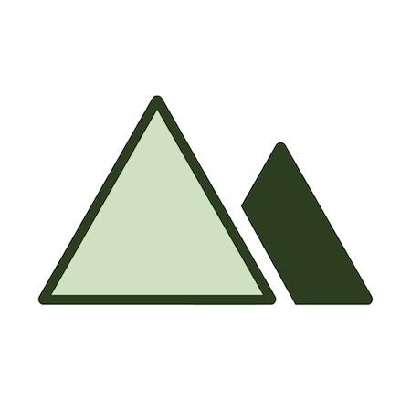 Icon representing mountains.