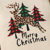 MERRY CHRISTMAS Leopard Jumpsuit