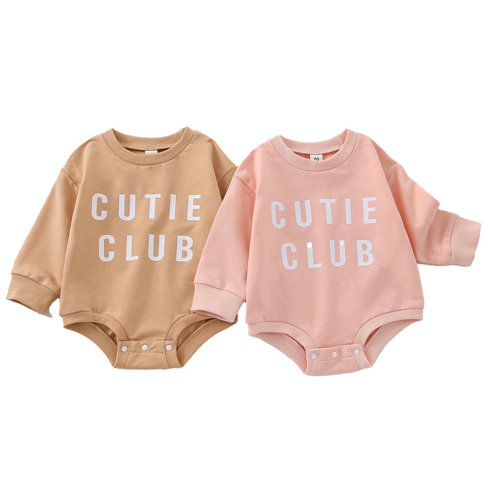 CUTIE CLUB Long-Sleeve Onesie - Hazel & Bo