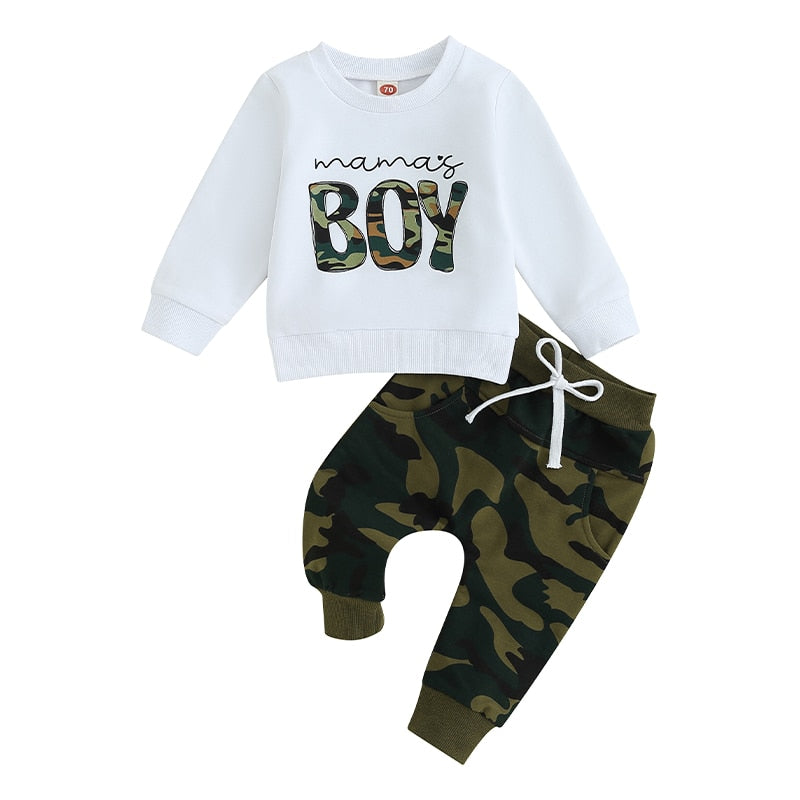 MAMA'S BOY Camo Outfit