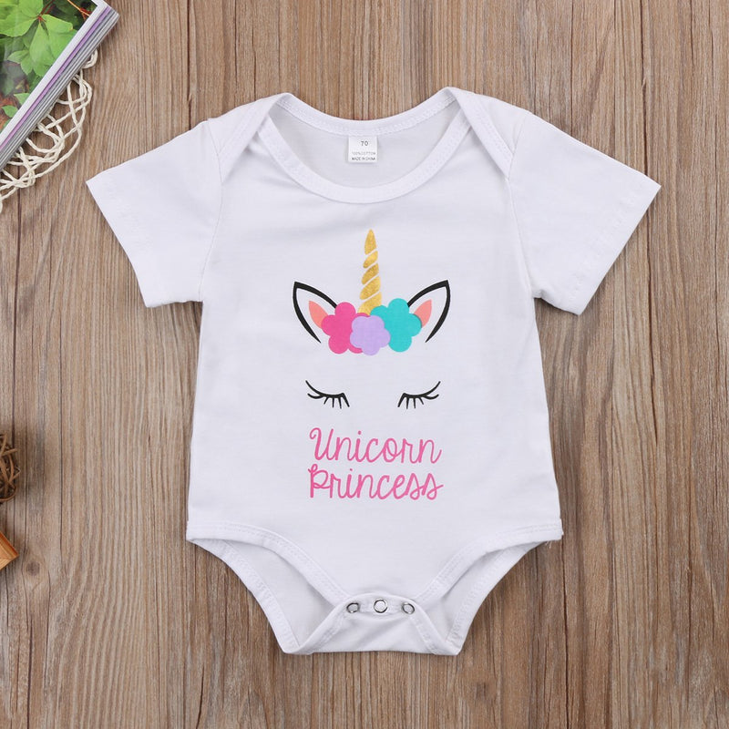unicorn onesie baby girl