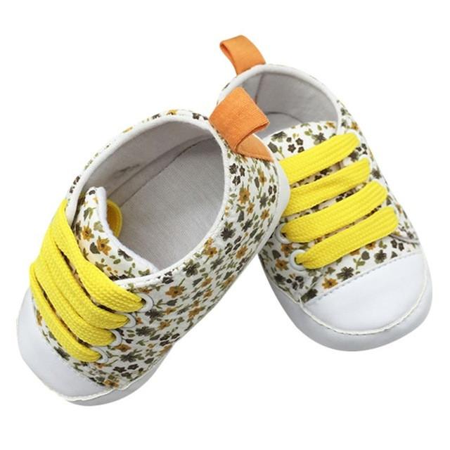 flower canvas shoes