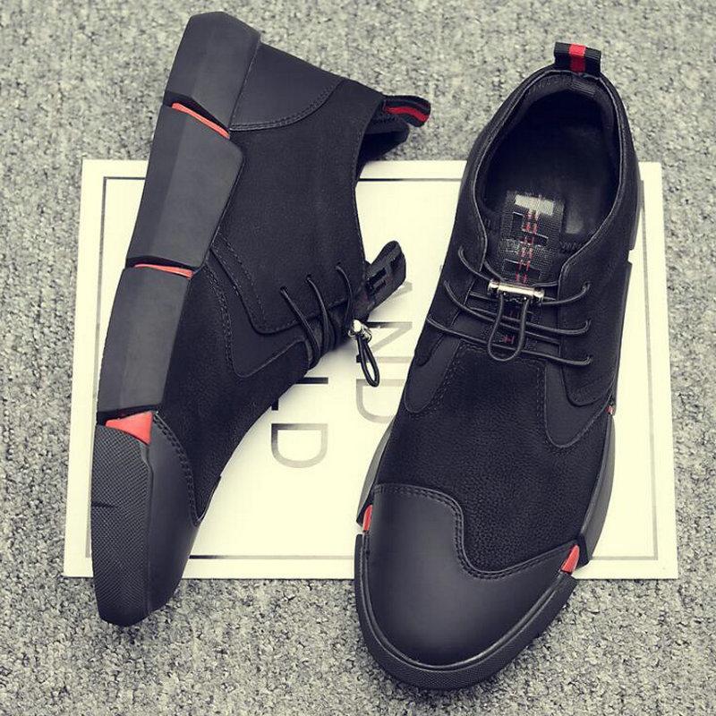 mens all black casual shoes