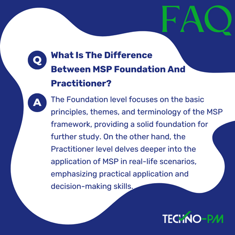 What Is The Difference Between MSP Foundation And Practitioner?