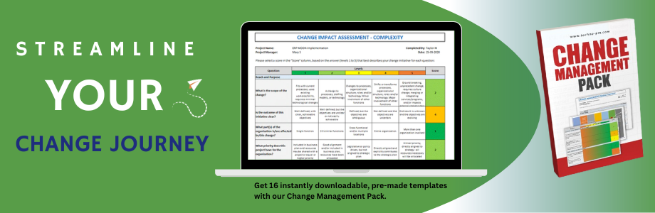 Change Management templates, Change Management Toolkits, Change Management