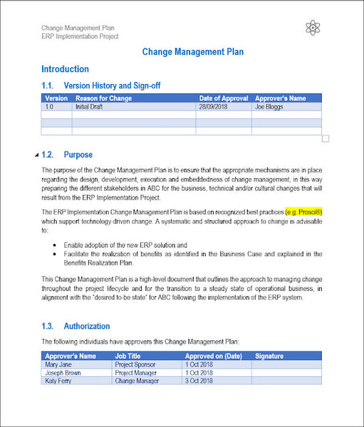 Change Management Plan,Change Management Plan, prosci change management