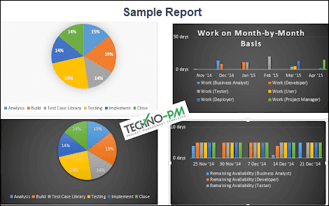 microsoft project tutorial, MS Project Sample Report