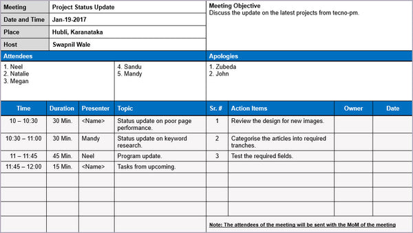 meeting minutes template, meeting minutes PPT